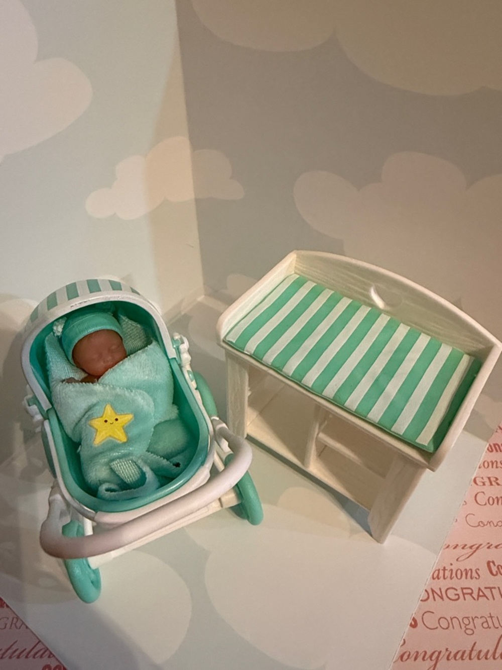 Zuru My mini baby Green 2 piece set with Baby